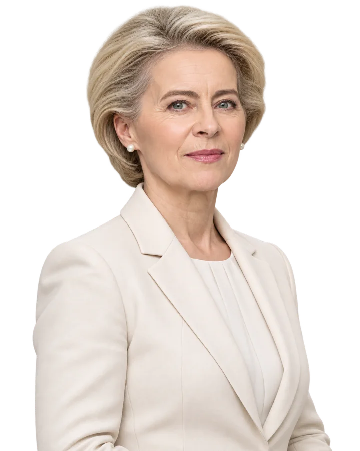 Portrait of Ursula von der Leyen